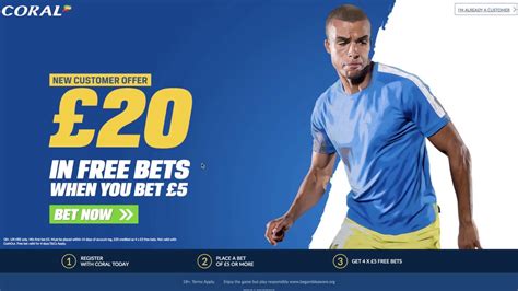 coral 20 free bet terms